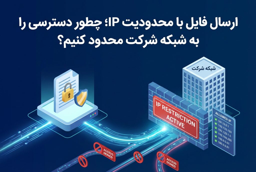 ارسال فایل با محدودیت IP؛ چطور دسترسی را به شبکه شرکت محدود کنیم؟