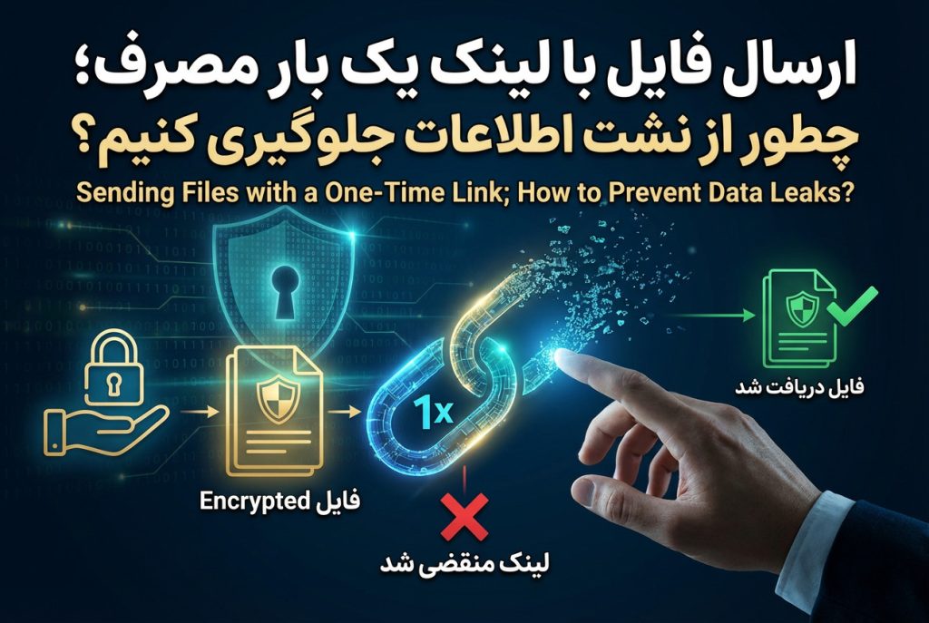 ارسال فایل با لینک یک بار مصرف؛ چطور از نشت اطلاعات جلوگیری کنیم؟