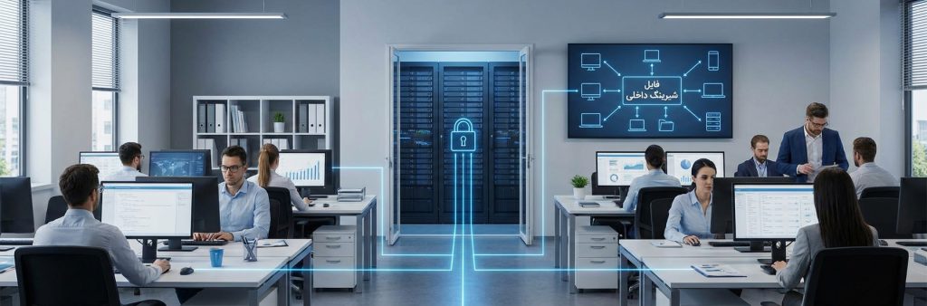 اشتراک فایل بدون اینترنت در شرکت ها